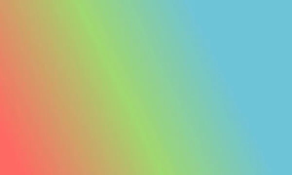Design simple pastel red,blue and green gradient color illustration background very cool