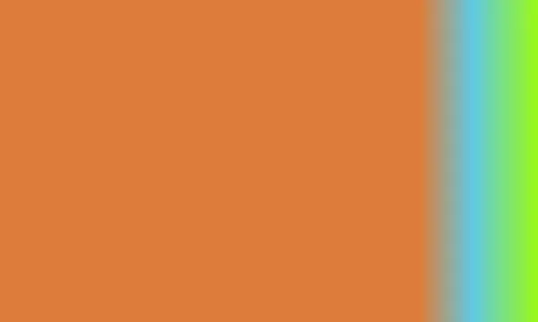 Projekt Prosty Podkreślający Zielony Niebieski Pomarańczowy Gradientowy Kolor Ilustracji Tło — Zdjęcie stockowe