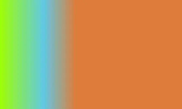 シンプルなハイライト緑 青とオレンジのグラデーションカラーイラストの背景をデザイン非常にクールな — ストック写真