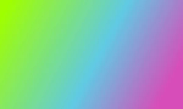 Design Simple Highlighter Green Blue Pink Gradient Color Illustration Background — Stock Photo, Image