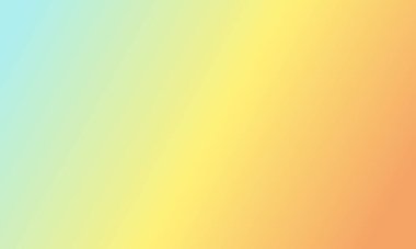 Basit bir fosforlu mavi, sarı ve turuncu gradyan çizim arkaplanı tasarla.