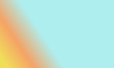 Basit bir fosforlu mavi, sarı ve turuncu gradyan çizim arkaplanı tasarla.