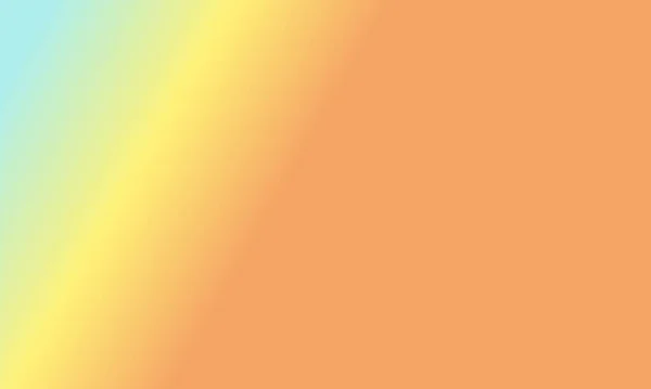 Projekt Prosty Podkreślający Niebieski Żółty Pomarańczowy Gradientowy Kolor Ilustracji Tło — Zdjęcie stockowe