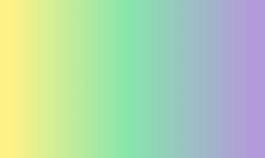 Basit mor pastel, sarı ve yeşil gradyan renk çizimi arkaplanı çok havalı.