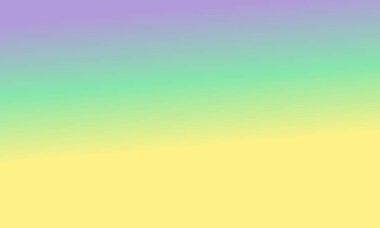 Basit mor pastel, sarı ve yeşil gradyan renk çizimi arkaplanı çok havalı.