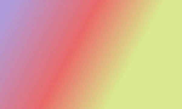 Ontwerp Eenvoudige Paarse Pastel Geel Rood Verloop Kleur Illustratie Achtergrond — Stockfoto