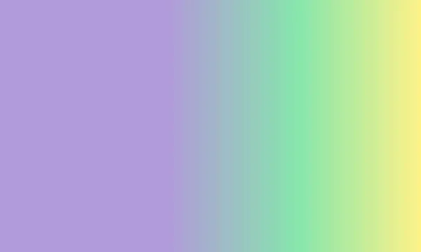 Design Simple Purple Pastel Yellow Green Gradient Color Illustration Background — Stock Photo, Image