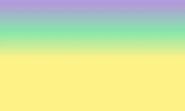 Design Einfache Lila Pastell Gelb Und Grün Farbverlauf Illustration Hintergrund — Stockfoto