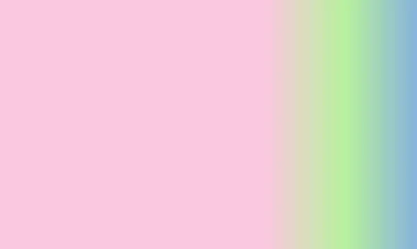 Design Semplice Rosa Pastello Verde Blu Gradiente Colore Illustrazione Sfondo — Foto Stock
