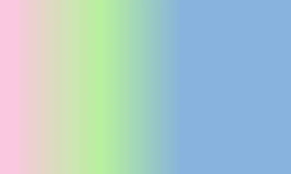 Design Simple Pink Pastel Green Blue Gradient Color Illustration Background — Stock Photo, Image