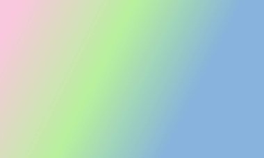 Basit pembe pastel, yeşil ve mavi gradyan renk çizimi arkaplanı çok güzel.