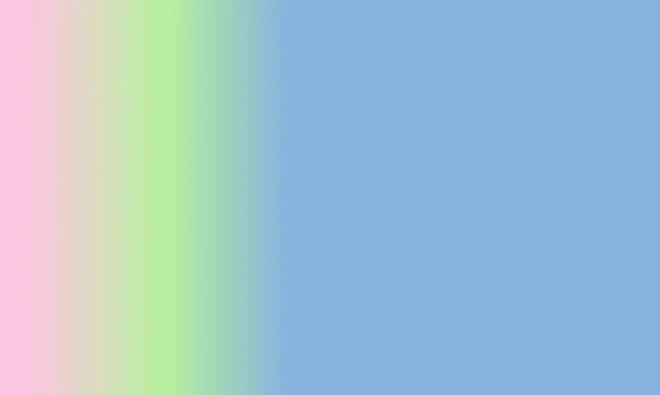 Ontwerp Eenvoudige Roze Pastel Groen Blauw Verloop Kleur Illustratie Achtergrond — Stockfoto