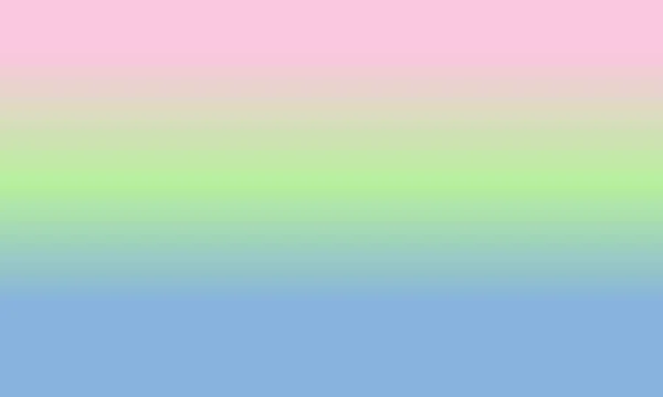 Σχεδιασμός Απλό Ροζ Παστέλ Πράσινο Και Μπλε Χρώμα Κλίση Εικονογράφηση — Φωτογραφία Αρχείου
