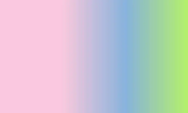 Design Simple Pink Pastel Green Blue Gradient Color Illustration Background — Stock Photo, Image