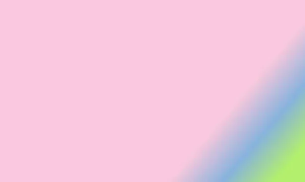 Дизайн Простого Рожевого Пастельного Зеленого Синього Градієнтного Кольору Ілюстрації Фон — стокове фото