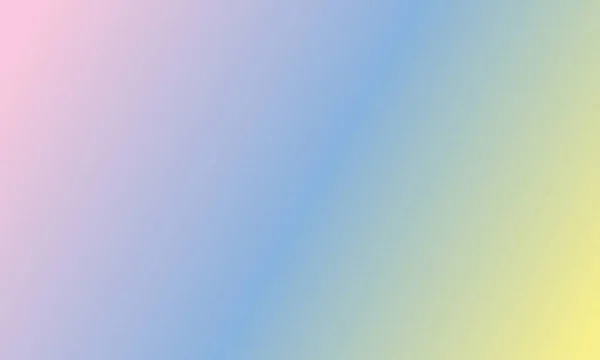 Σχεδιασμός Απλό Ροζ Παστέλ Κίτρινο Και Μπλε Χρώμα Κλίση Εικονογράφηση — Φωτογραφία Αρχείου