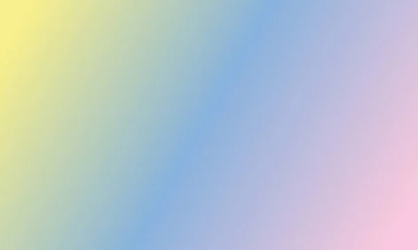 Design Simple Pink Pastel Yellow Blue Gradient Color Illustration Background — Stock Photo, Image