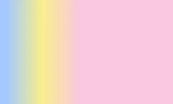 Design Semplice Rosa Pastello Giallo Blu Gradiente Colore Illustrazione Sfondo — Foto Stock