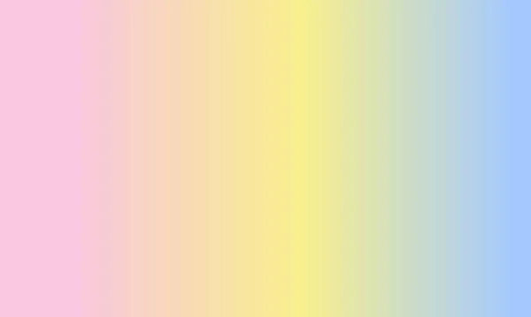 Design Semplice Rosa Pastello Giallo Blu Gradiente Colore Illustrazione Sfondo — Foto Stock