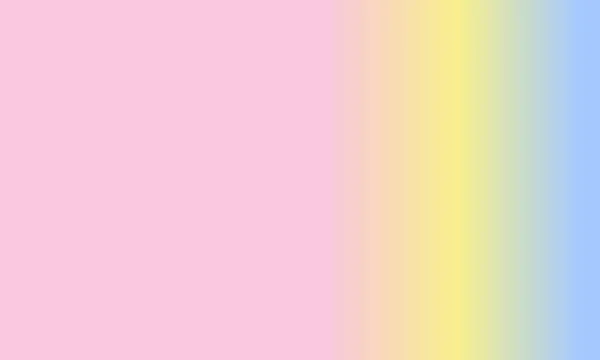 Design simple pink pastel,yellow and blue gradient color illustration background very cool
