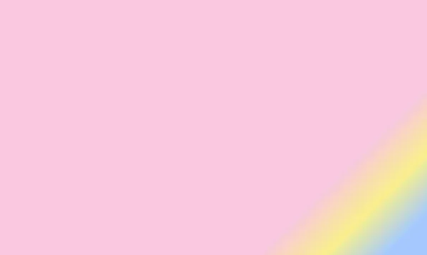 シンプルなピンクのパステル 黄色と青のグラデーションの色のイラストの背景をデザイン非常にクールな — ストック写真