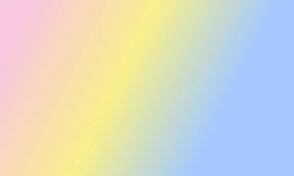 Design Einfache Rosa Pastell Gelb Und Blau Farbverlauf Illustration Hintergrund — Stockfoto