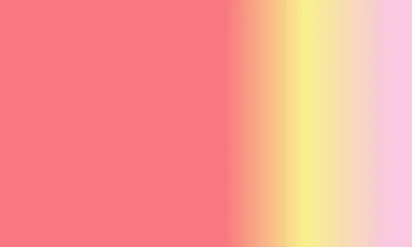 Design Semplice Rosa Pastello Giallo Rosso Gradiente Colore Illustrazione Sfondo — Foto Stock