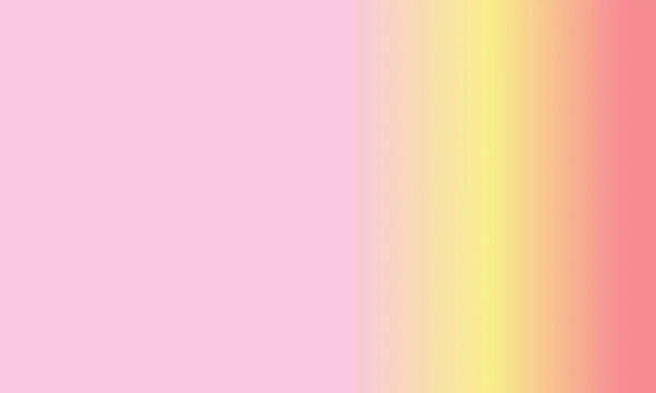 Design Simple Pink Pastel Yellow Red Gradient Color Illustration Background — Stock Photo, Image