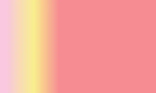 Design Semplice Rosa Pastello Giallo Rosso Gradiente Colore Illustrazione Sfondo — Foto Stock