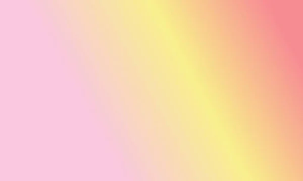 Ontwerp Eenvoudige Roze Pastel Geel Rood Verloop Kleur Illustratie Achtergrond — Stockfoto