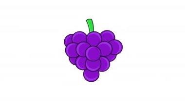 Üzüm şekilli logonun animasyon videosu