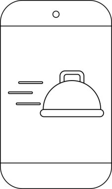 line icon of a cogwheel and icon of a smoking bowl.with a white background