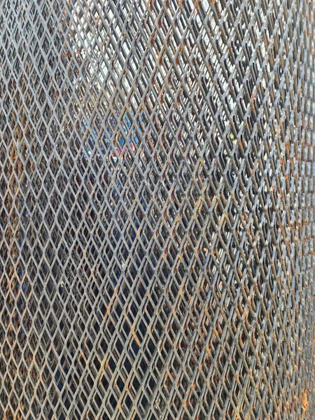 Expanded Metal surface has rust due to age. can be recycled and used again