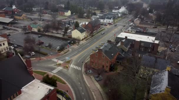 Aerial View Town Rural Kentucky — Video