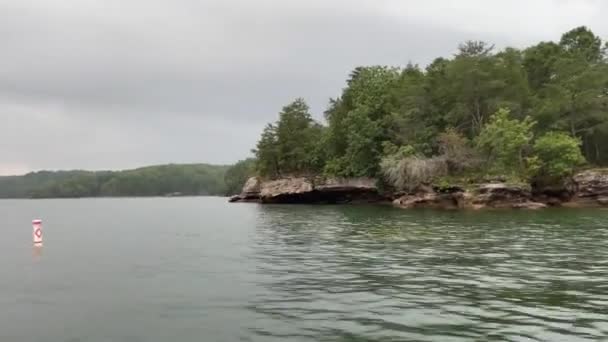 Jezioro Przyroda Podróże Rekreacja — Wideo stockowe