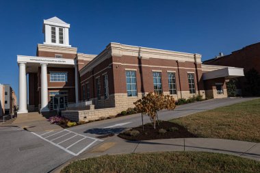 Kentucky 'nin güneyindeki Hopkinsville şehri manzarası
