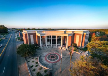 Lancaster şehrinin hava manzarası, KY