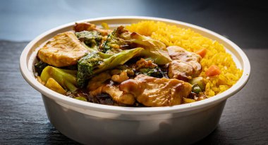 Sebzeli pilav fotoğrafı.