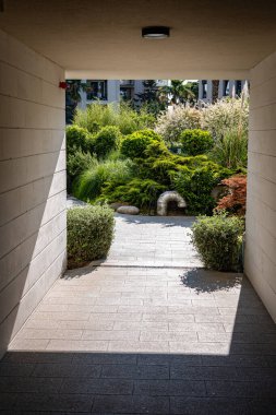 Bahçe manzarası çok güzel.