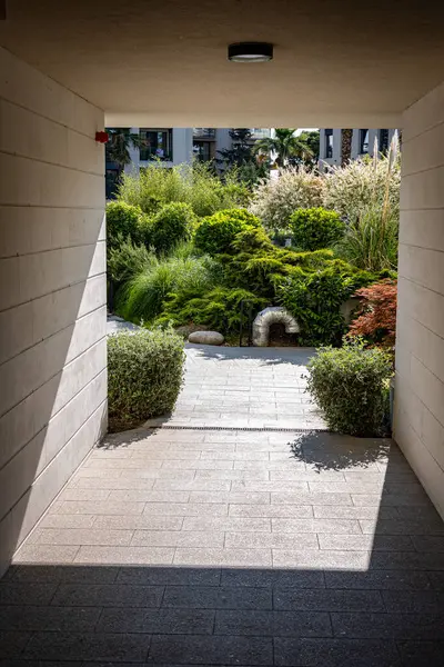 Bahçe manzarası çok güzel.