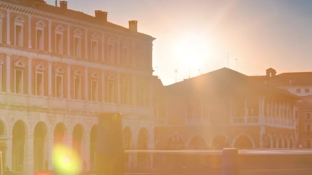 View Deserted Rialto Market Sunset Timelapse San Polo Venice Italy — Stock Video