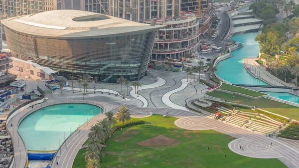 Dubai Opera Localizado Centro Cidade Centro Radiante Cultura Artes Dubai — Fotografia de Stock