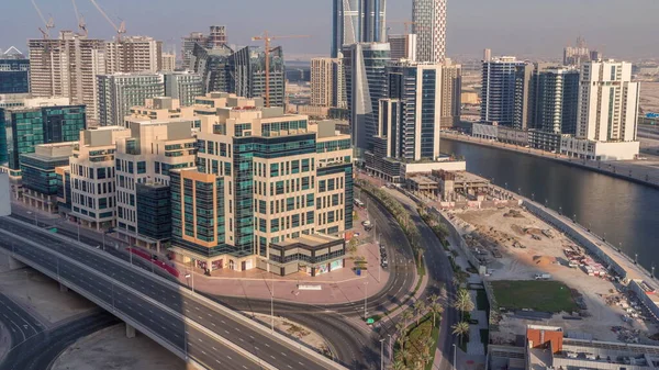 Bay Square Bölgesinde Karışık Kullanım Dubai Deki Business Bay Bulunan — Stok fotoğraf