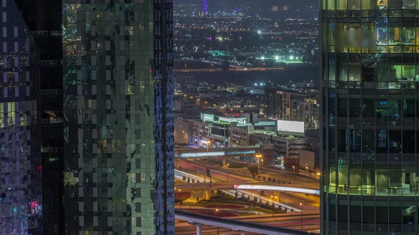 Вілли Знаменитий Готель Лінії Горизонту Від Центру Дубая Великим Перехрестям — стокове фото