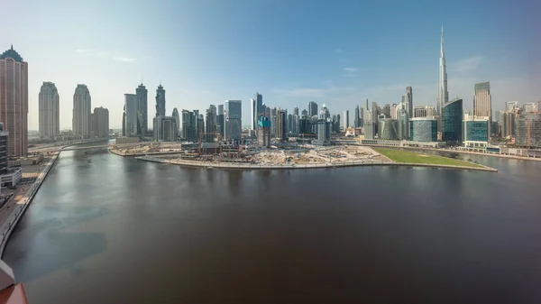 Paysage Urbain Avec Les Gratte Ciel Dubai Business Bay Canal — Photo