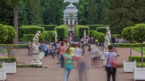 Tsarskoye Selo Puşkin Zaman Dilimi Rusya Nın Saint Petersburg Kentinin — Stok video