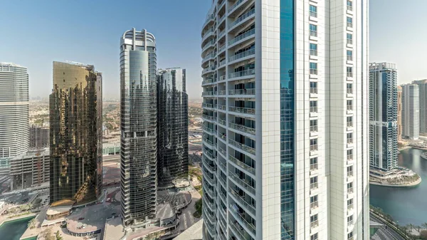 Высотные Жилые Дома Районе Jlt Входящем Многофункциональный Центр Дубая Вилла — стоковое фото