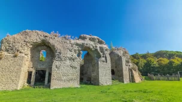 Anfiteatro Severiano Timelapse Hyperlapse Στο Albano Laziale Ιταλία Μια Μαγευτική — Αρχείο Βίντεο