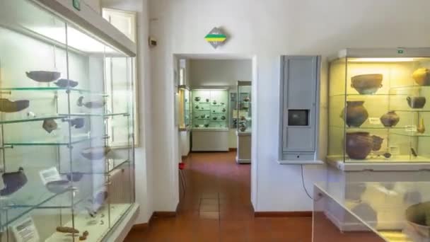 Museo Villa Ferrajoli Timelapse Hyperlapse Albano Laziale Italia Esplorare Musei — Video Stock