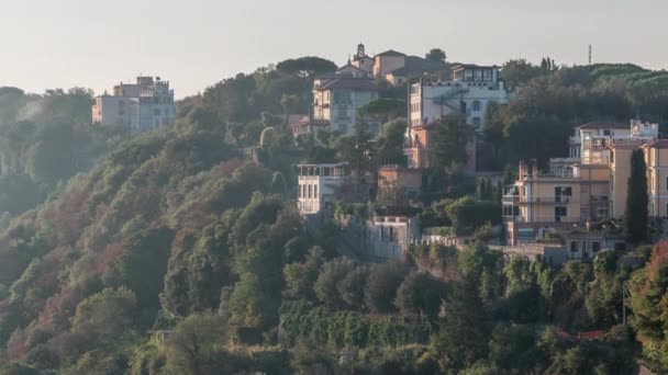 Albano Lake Coast Timelapse Επαρχία Ρώμης Λάτιο Κεντρική Ιταλία Ένα — Αρχείο Βίντεο